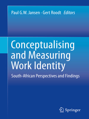 cover image of Conceptualising and Measuring Work Identity